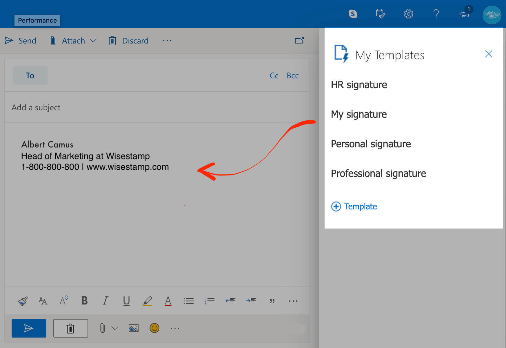 create signature for outlook office 365 mac